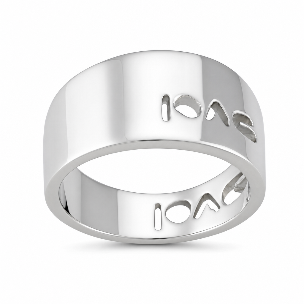 You See Love | Silver Love Ring