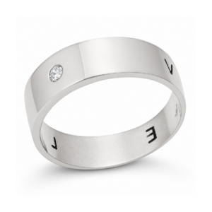 Flush Set Wedding Ring | My North My South My East My West ...