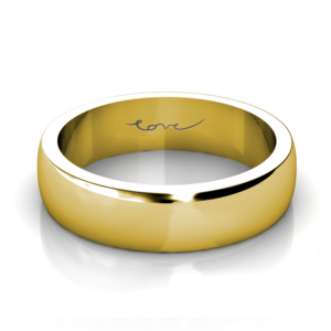 One Love 5 — Classic Gold Wedding Band