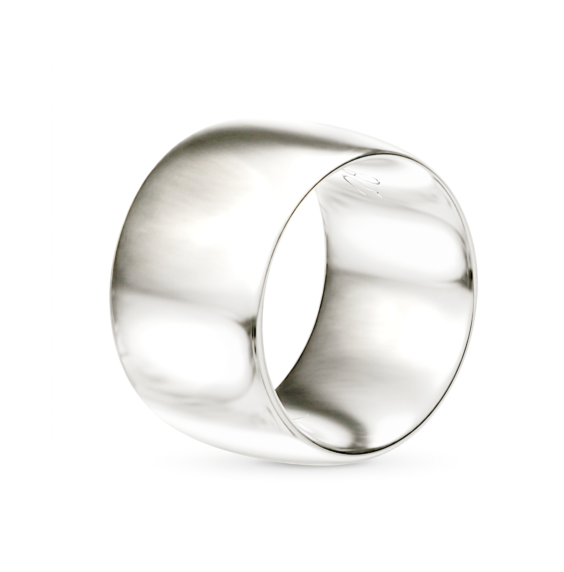 White Gold Mens Wedding Ring - Sweeter nmn