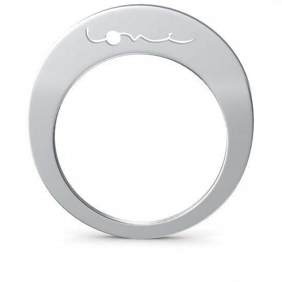 Evolve Love Rings - 1.2 Round Sterling Silver - Image 4