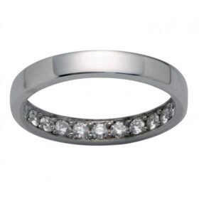 Can’t Buy Me Love | Wedding Ring |18k White Gold