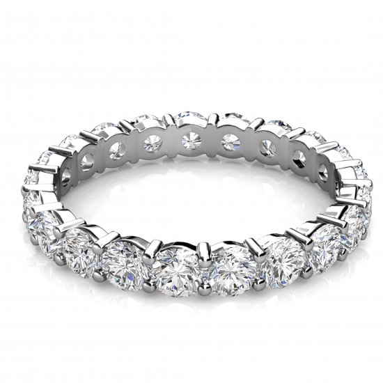 I Want To Hold Your Hand 2.44ct | Eternity Ring |18k White Gold