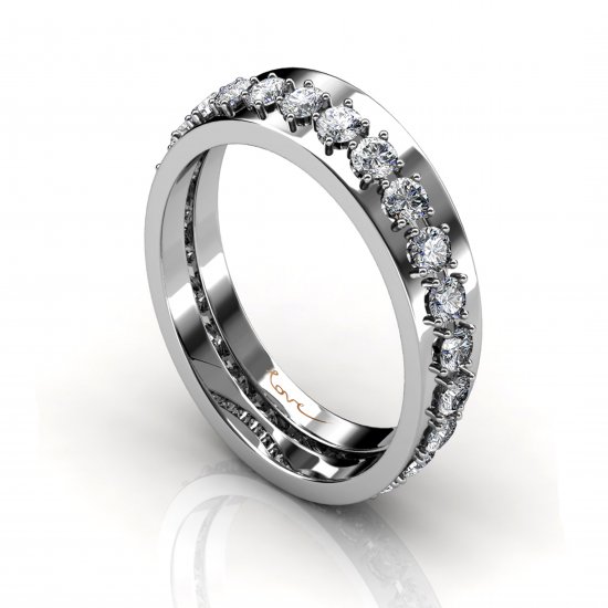 Just Cant Wait | Eternity Jewellery | 18k White Gold - Image 2