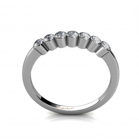November | Eternity Diamond Band | 18k White Gold