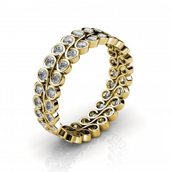 La-la Lets Dance 5-50 | Eternity Band | 18k Yellow Gold - Image 2