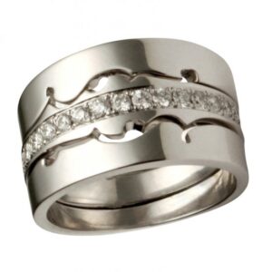 Love Times Three | Gold Eternity Ring
