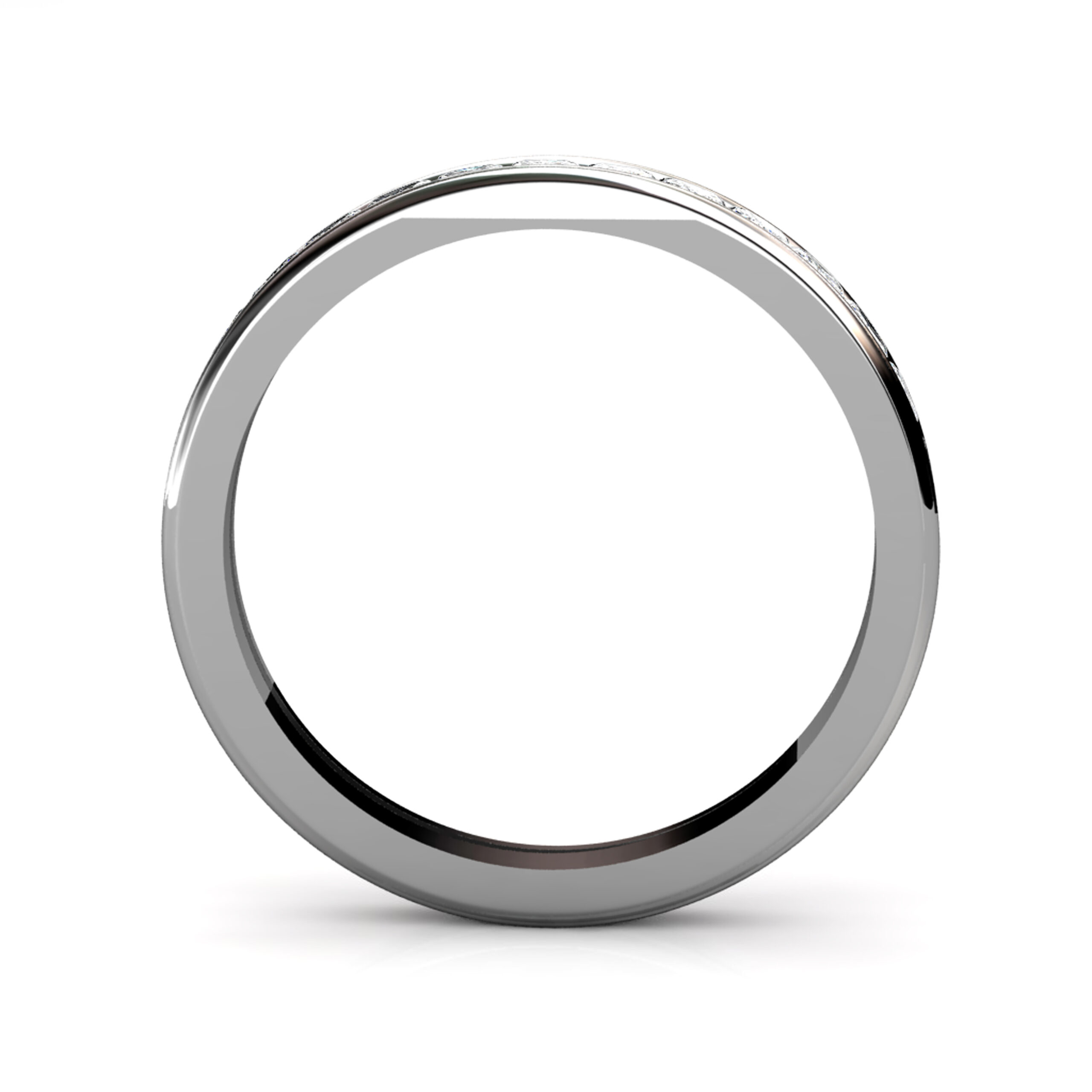 Channel Set White Gold Ring | Robert Young Jewellery xax