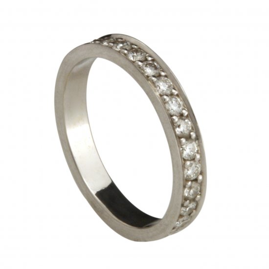 Got To Get You Into My Life .81ct | Eternity Diamond Ring | 18k White Gold - Image 4