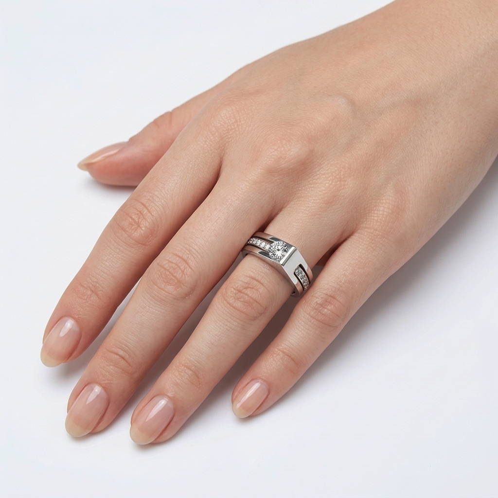 How Soon Is Now | Engagement Ring With Wedding Ring