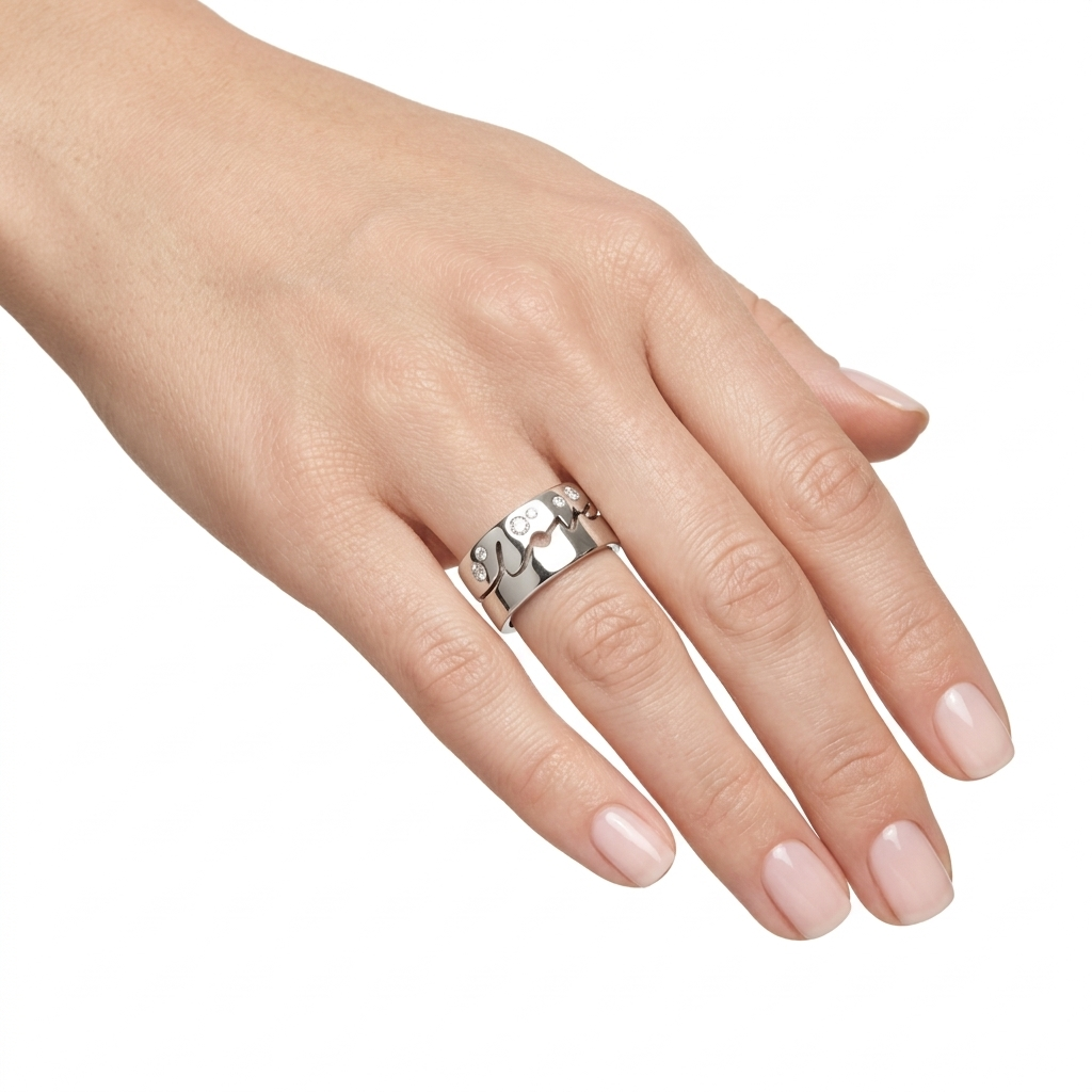Perfect Diamond Ring | Love Times Love 1/2 Set Engagement Ring | Platinum